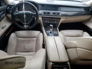 2012 BMW 7 Series 740i with VIN WBAKA4C52CDS99425, listed as a Copart auction lot 46295505 with 133,695 mi miles and Salvage Title. Bid and sale history available at carsss.com. Image 8.