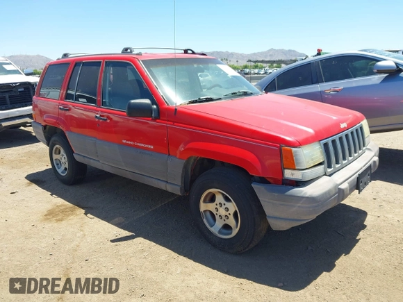 1996 Jeep Grand Cherokee Laredo z VIN 1J4GZ58Y5TC183677, wystawiony jako IAAI lot #42582989 z przebiegiem 187 453 mil mil oraz . Historia ofert i sprzedaży dostępna na DreamBid. Obrazek 1.