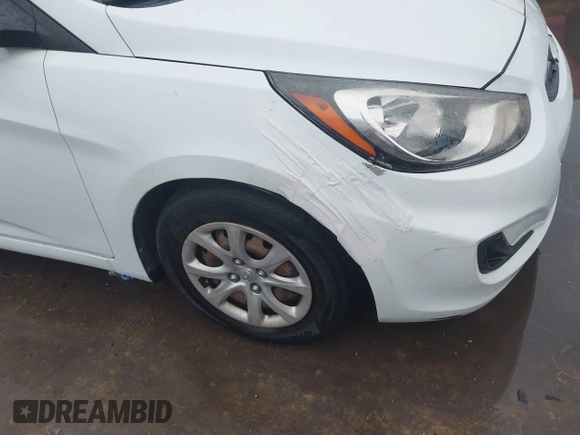 2013 Hyundai Accent GLS with VIN KMHCT4AE9DU453033, listed as a IAAI auction lot 42191037 with 163,171 mi miles and . Bid and sale history available at DreamBid. Image 12.