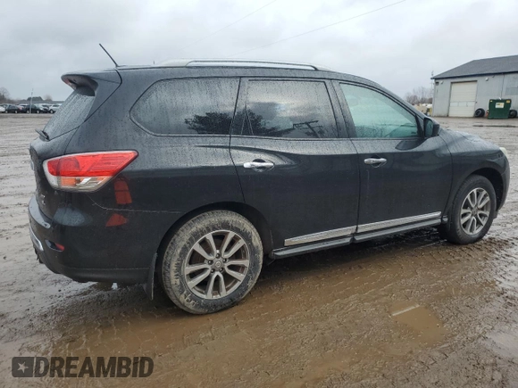2015 Nissan Pathfinder S z VIN 5N1AR2MM5FC666986, wystawiony jako Copart lot #50014415 z przebiegiem 134 691 mil mil oraz Czysty tytuł • Clean title. Historia ofert i sprzedaży dostępna na DreamBid. Obrazek 3.