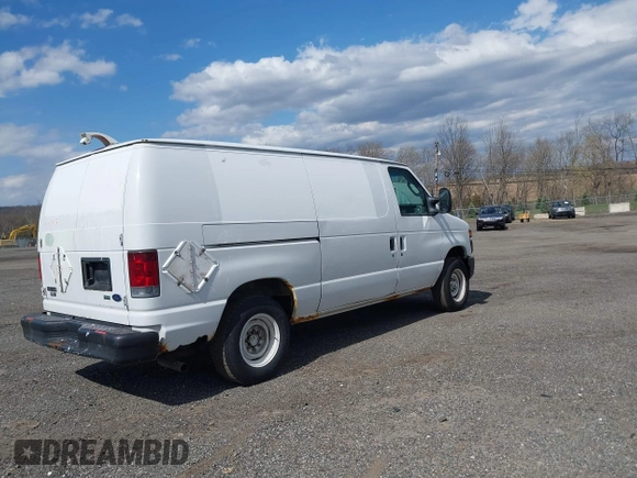 2010 Ford Econoline Cargo Commercial with VIN 1FTNE1EW4ADA91780, listed as a IAAI auction lot 41962447 with 206,874 mi miles and . Bid and sale history available at carsss.com. Image 4.