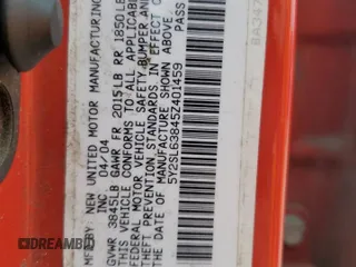 2005 Pontiac Vibe z VIN 5Y2SL63845Z401459, wystawiony jako Copart lot #57779095 z przebiegiem 211 466 mil mil oraz Szkoda całkowita • Salvage title. Historia ofert i sprzedaży dostępna na DreamBid. Obrazek 13.