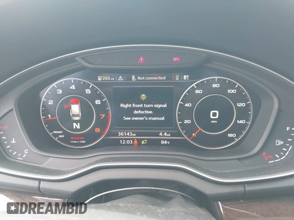 2019 Audi Q5 Premium Plus z VIN WA1BNAFY5K2084220, wystawiony jako IAAI lot #42391537 z przebiegiem 36 143 mil mil oraz . Historia ofert i sprzedaży dostępna na DreamBid. Obrazek 7.