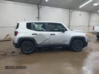 2017 Jeep Renegade Sport with VIN ZACCJAAB0HPG15296, listed as a IAAI auction lot 42134138 with 98,655 mi miles and . Bid and sale history available at DreamBid. Image 13.
