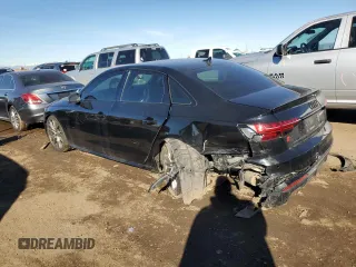 2021 Audi S4 Premium Plus with VIN WAUB4AF40MA049399, listed as a Copart auction lot 80660494 with 33,906 mi miles and Salvage Title. Bid and sale history available at carsss.com. Image 2.