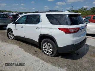 2021 Chevrolet Traverse LT Cloth with VIN 1GNERGKW4MJ270281, listed as a Copart auction lot 54137415 with 43,793 mi miles and Non repairable. Bid and sale history available at DreamBid. Image 2.