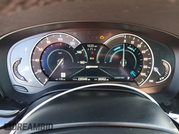 2018 BMW 5 Series 530e with VIN WBAJA9C53JB251434, listed as a Copart auction lot 56971115 with 225,345 mi miles and Clean title. Bid and sale history available at DreamBid. Image 9.