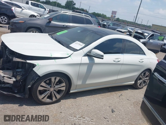 2014 Mercedes-Benz CLA 250 with VIN WDDSJ4EBXEN105295, listed as a IAAI auction lot 42275555 with 88,888 mi miles and . Bid and sale history available at DreamBid. Image 15.