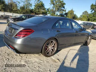 2020 Mercedes-Benz S 63 AMG with VIN WDDUG8JB2LA516912, listed as a Copart auction lot 74954834 with Not Provided miles and Salvage Title. Bid and sale history available at DreamBid. Image 3.