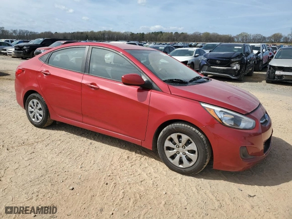 2017 Hyundai Accent Value Edition with VIN KMHCT4AE2HU208564, listed as a Copart auction lot 49188065 with 163,378 mi miles and Salvage Title. Bid and sale history available at carsss.com. Image 4.