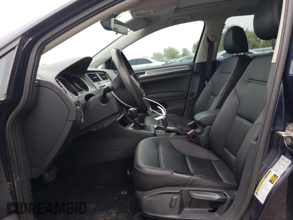 2017 Volkswagen Golf S with VIN 3VW017AU9HM542386, listed as a Copart auction lot 59942175 with 185,613 mi miles and Salvage title. Bid and sale history available at DreamBid. Image 7.