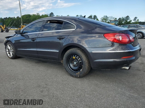 2010 Volkswagen CC Luxury with VIN WVWHL7AN3AE520131, listed as a Copart auction lot 55676515 with 111,128 mi miles and Salvage title. Bid and sale history available at DreamBid. Image 2.