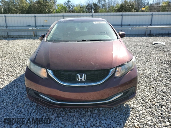 2014 Honda Civic Sedan EX with VIN 19XFB2F81EE080629, listed as a Copart auction lot 49690205 with 105,114 mi miles and Salvage Title. Bid and sale history available at carsss.com. Image 5.