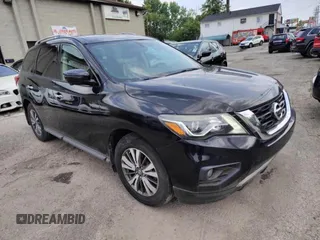 2017 Nissan Pathfinder Platinum with VIN 5N1DR2MM0HC913458, listed as a Copart auction lot 60730635 with 137,054 mi miles and Clean title. Bid and sale history available at DreamBid. Image 1.