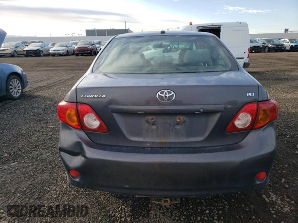 2009 Toyota Corolla with VIN JTDBL40E89J011029, listed as a Copart auction lot 55181965 with 205,802 mi miles and Non Repairable. Bid and sale history available at carsss.com. Image 6.