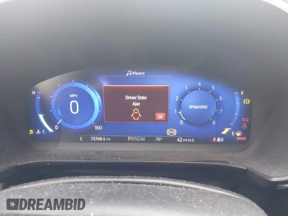 2020 Ford Escape Titanium with VIN 1FMCU9J96LUA00564, listed as a IAAI auction lot 42261152 with 73,748 mi miles and . Bid and sale history available at DreamBid. Image 7.