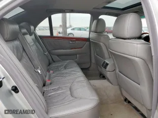 2002 Lexus LS 430 with VIN JTHBN30F120091703, listed as a Copart auction lot 46336525 with 0 mi miles and Salvage Title. Bid and sale history available at carsss.com. Image 10.
