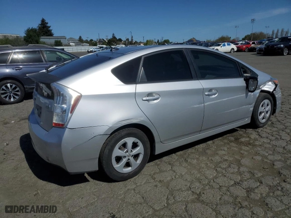 2011 Toyota Prius I with VIN JTDKN3DU7B5305090, listed as a Copart auction lot 52034805 with 274,670 mi miles and Salvage Title. Bid and sale history available at carsss.com. Image 3.