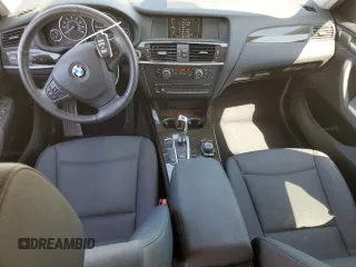 2014 BMW X3 xDrive28i with VIN 5UXWX9C56E0D37539, listed as a Copart auction lot 52455925 with 122,040 mi miles and Salvage Title. Bid and sale history available at DreamBid. Image 8.