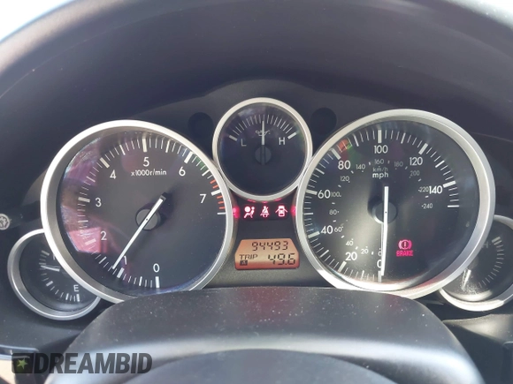2008 Mazda MX-5 Miata Touring with VIN JM1NC26F080156247, listed as a IAAI auction lot 42359690 with 94,493 mi miles and . Bid and sale history available at DreamBid. Image 7.