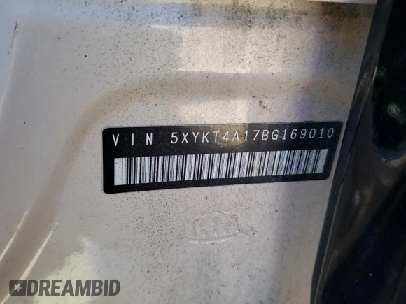 2011 Kia Sorento LX with VIN 5XYKT4A17BG169010, listed as a Copart auction lot 89168455 with Not Provided miles and Non Repairable. Bid and sale history available at DreamBid. Image 13.