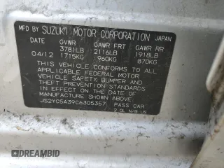 2012 Suzuki SX4 LE with VIN JS2YC5A39C6305357, listed as a Copart auction lot 84146324 with 163,097 mi miles and Salvage Title. Bid and sale history available at carsss.com. Image 14.