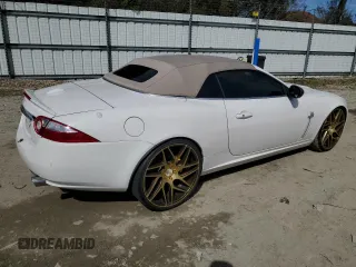 2007 Jaguar XK with VIN SAJDA44B775B05606, listed as a Copart auction lot 49419515 with 115,607 mi miles and Salvage Title. Bid and sale history available at DreamBid. Image 3.