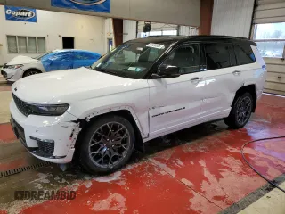 2023 Jeep Grand Cherokee Summit Reserve with VIN 1C4RJKEG0P8105851, listed as a Copart auction lot 54988805 with 40,198 mi miles and Salvage title. Bid and sale history available at DreamBid. Image 1.