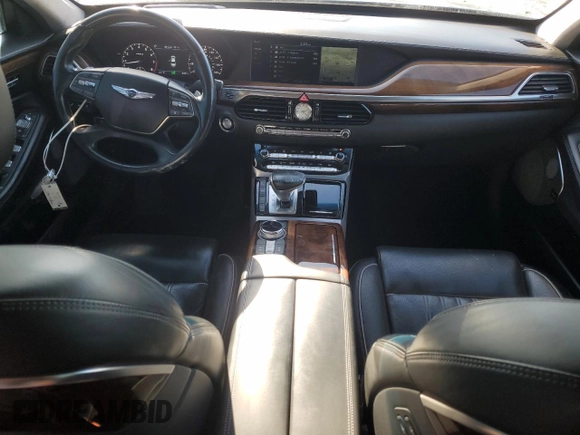 2017 Genesis G90 5.0L Ultimate with VIN KMHG54JH0HU023614, listed as a Copart auction lot 46074205 with 83,591 mi miles and Salvage Title. Bid and sale history available at carsss.com. Image 8.