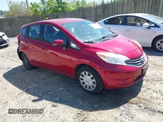 2014 Nissan Note SV with VIN 3N1CE2CP3EL412381, listed as a IAAI auction lot 42134204 with 61,189 mi miles and . Bid and sale history available at DreamBid. Image 1.