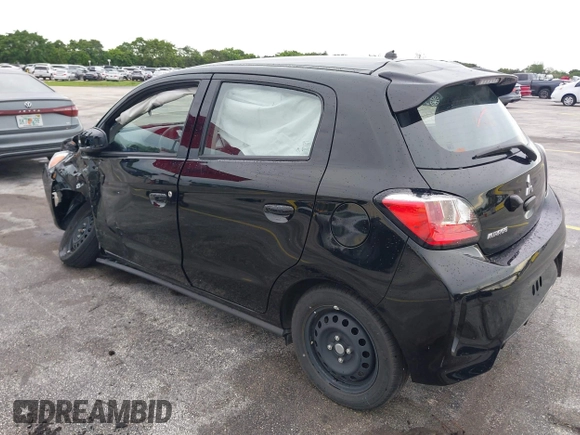 2024 Mitsubishi Mirage ES с VIN ML32AUHJ7RH022640, выставлен на аукционе IAAI как лот 42382228 с пробегом 6 928 миль миль и . История ставок и продаж доступна на DreamBid. Изображение 3.