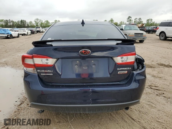 2019 Subaru Impreza Special Sports with VIN 4S3GKAJ66K3616918, listed as a Copart auction lot 51053305 with 81,650 mi miles and Salvage title. Bid and sale history available at DreamBid. Image 6.