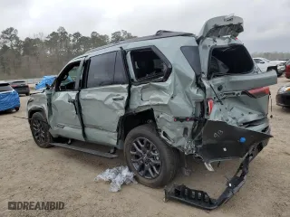 2025 Toyota Sequoia SR5 with VIN 7SVAAABAXSX054239, listed as a Copart auction lot 49267045 with 4,118 mi miles and Salvage Title. Bid and sale history available at carsss.com. Image 2.