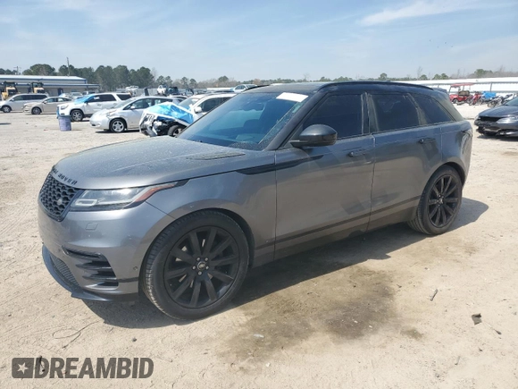 2018 Land Rover Range Rover Velar R-Dynamic SE with VIN SALYL2RV7JA756031, listed as a Copart auction lot 49412725 with 78,630 mi miles and Salvage Title. Bid and sale history available at carsss.com. Image 1.
