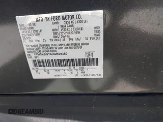 2018 Ford Explorer Sport z VIN 1FM5K8GT6JGB00350, wystawiony jako IAAI lot #42599100 z przebiegiem Nie podano mil oraz . Historia ofert i sprzedaży dostępna na DreamBid. Obrazek 9.
