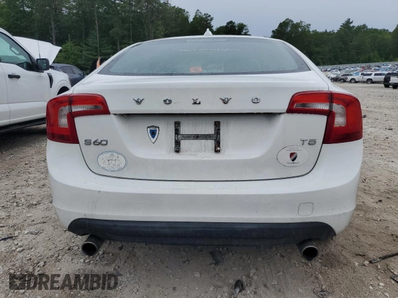 2013 Volvo S60 T5 Premier with VIN YV1612FS7D1219169, listed as a Copart auction lot 62409405 with 107,736 mi miles and Clean title. Bid and sale history available at DreamBid. Image 6.
