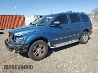 2005 Dodge Durango SLT with VIN 1D4HD48N55F605282, listed as a Copart auction lot 48141485 with 120,308 mi miles and Salvage Title. Bid and sale history available at carsss.com. Image 1.