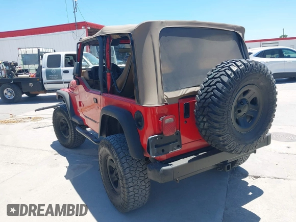 1997 Jeep Wrangler SE with VIN 1J4FY29P0VP417108, listed as a IAAI auction lot 42819409 with 72,761 mi miles and . Bid and sale history available at DreamBid. Image 3.