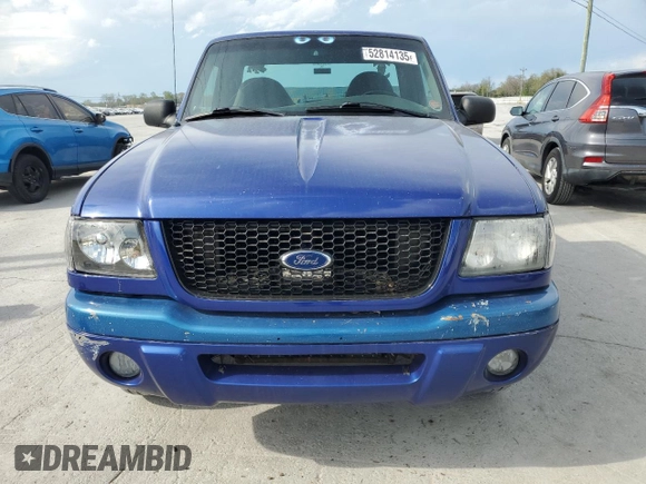 2002 Ford Ranger XL with VIN 1FTYR10U02PB37452, listed as a Copart auction lot 52814135 with 227,375 mi miles and Salvage Title. Bid and sale history available at carsss.com. Image 5.