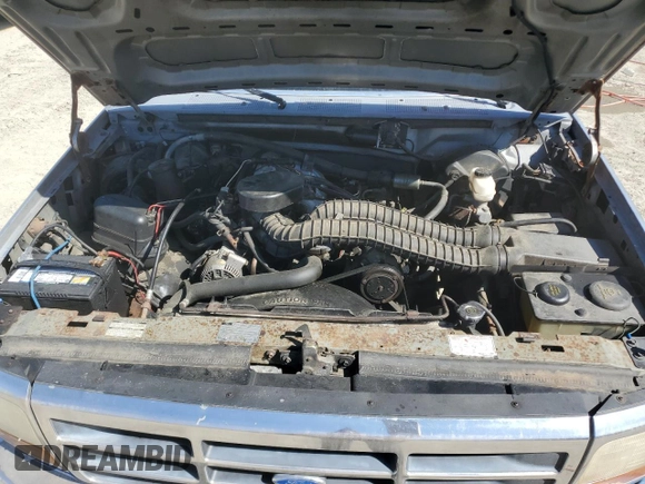 1993 Ford F-250 with VIN 2FTHF25H2PCA20717, listed as a Copart auction lot 53087425 with 246,044 mi miles and Salvage Title. Bid and sale history available at carsss.com. Image 11.