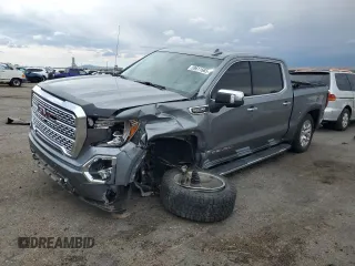 2020 GMC Sierra 1500 Denali with VIN 3GTU9FED0LG247718, listed as a Copart auction lot 59611565 with 80,487 mi miles and Salvage title. Bid and sale history available at DreamBid. Image 1.