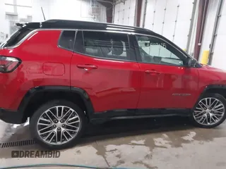 2023 Jeep Compass (RED) Edition with VIN 3C4NJDCN3PT524273, listed as a IAAI auction lot 41389105 with 10,453 mi miles and . Bid and sale history available at carsss.com. Image 13.