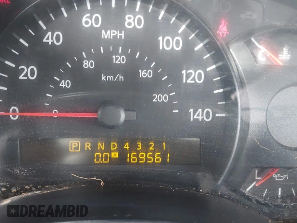 2005 Nissan Titan SE with VIN 1N6AA07B25N553619, listed as a IAAI auction lot 41560930 with 169,561 mi miles. Bid and sale history available at carsss.com. Image 7.