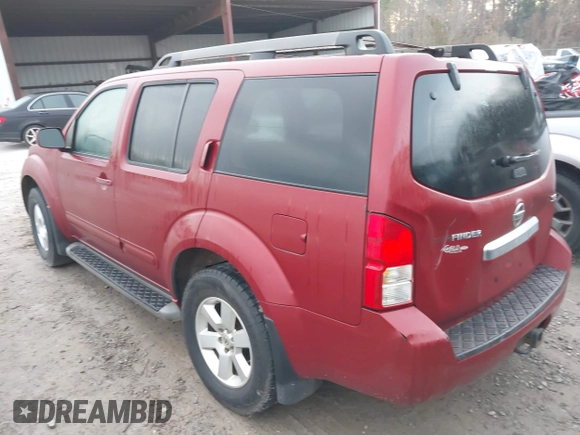 2008 Nissan Pathfinder S with VIN 5N1AR18U28C634844, listed as a IAAI auction lot 41209390 with 203,949 mi miles. Bid and sale history available at carsss.com. Image 3.