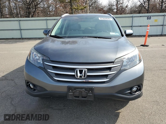 2012 Honda CR-V EX-L with VIN 2HKRM4H73CH626718, listed as a Copart auction lot 47364645 with 26,556 mi miles and Salvage Title. Bid and sale history available at carsss.com. Image 5.