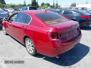 2007 Lexus GS 350 with VIN JTHBE96S170010374, listed as a IAAI auction lot 41972853 with 263,477 mi miles. Bid and sale history available at carsss.com. Image 3.