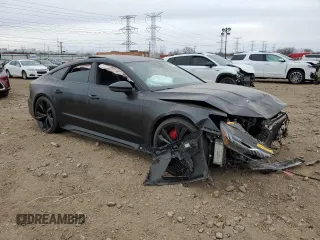 2021 Audi RS 7 z VIN WUAPCBF28MN901560, wystawiony jako Copart lot #84767714 z przebiegiem Nie podano mil oraz Szkoda całkowita • Salvage title. Historia ofert i sprzedaży dostępna na DreamBid. Obrazek 4.
