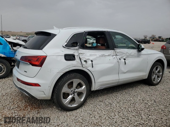 2021 Audi Q5 Prestige with VIN WA1CAAFY4M2039711, listed as a Copart auction lot 50945645 with 79,365 mi miles and Salvage Title. Bid and sale history available at carsss.com. Image 3.