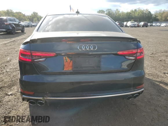 2018 Audi S4 Prestige with VIN WAUC4BF47JA001405, listed as a Copart auction lot 74313694 with 94,419 mi miles and Salvage Title. Bid and sale history available at carsss.com. Image 6.