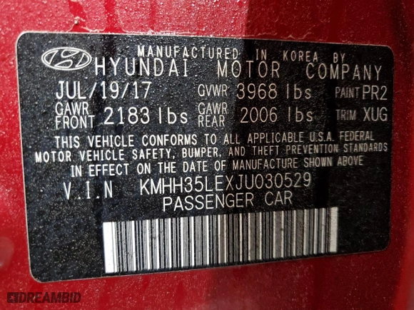 2018 Hyundai Elantra GT with VIN KMHH35LEXJU030529, listed as a Copart auction lot 51918745 with 114,139 mi miles and Salvage Title. Bid and sale history available at carsss.com. Image 15.